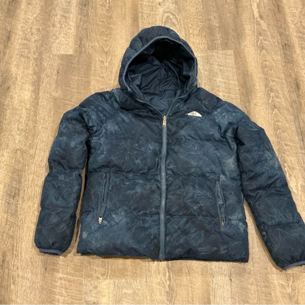 The North Face Blue(Reversible) Puffer Jacket